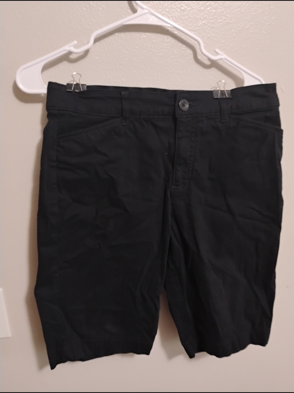 Black Classic Chino Shorts